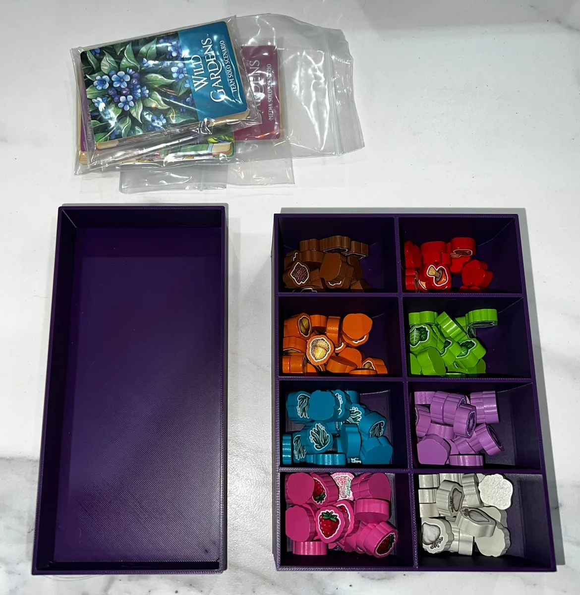 Wild Gardens insert - 2 replacement trays to suit wooden tokens