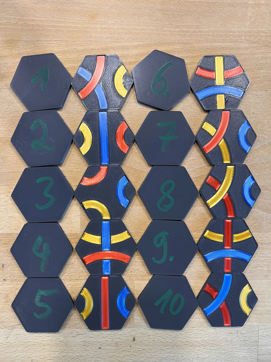 019 Vorsicht: Spielende Zahlen! Tantrix Puzzle