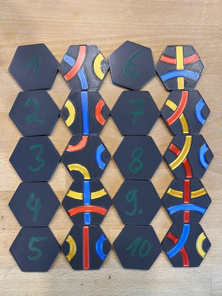 019 Vorsicht: Spielende Zahlen! Tantrix Puzzle