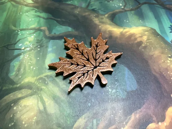 Maple Leaf (Start player marker for Forests of Pangaia)