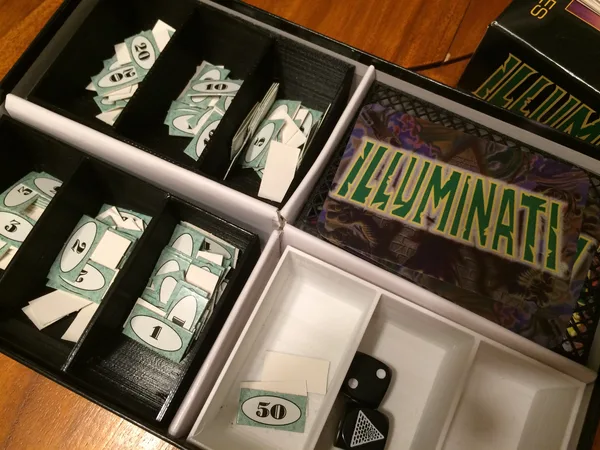 Illuminati drawer for notes