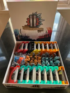 Guards of Atlantis 2 (Second Printing) Storage for Seventeen Heroes