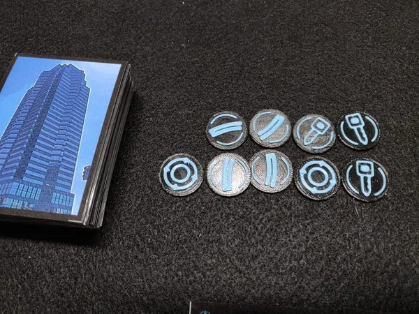 3D Tokens for Hunted: Kobayashi Tower  (Die Hard)