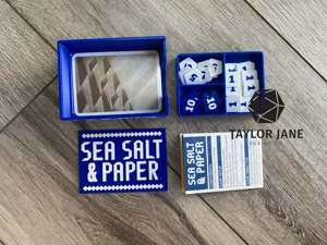 Sea Salt and Paper Compatible Compact Box and TOKENS