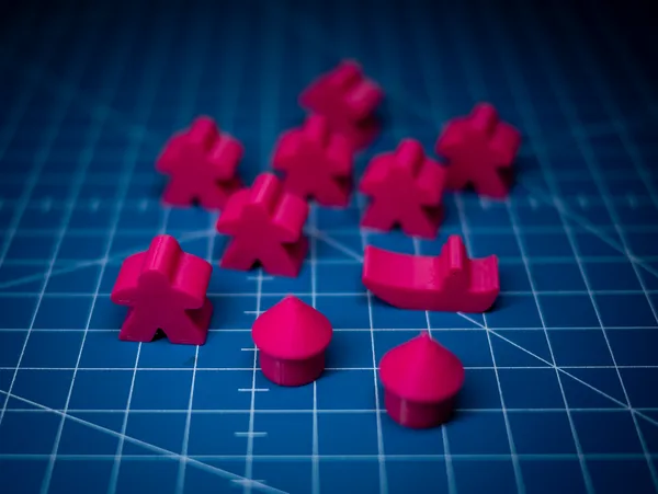 Carcassonne Amazonas Board Game Meeples