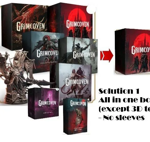 Grimcoven - All-In - One box - Insert 3D organizer