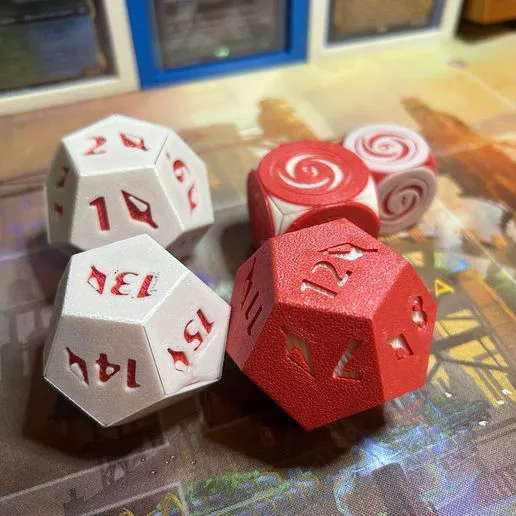 Flesh and Blood spindown ATK counters, resource dice and shield tokens