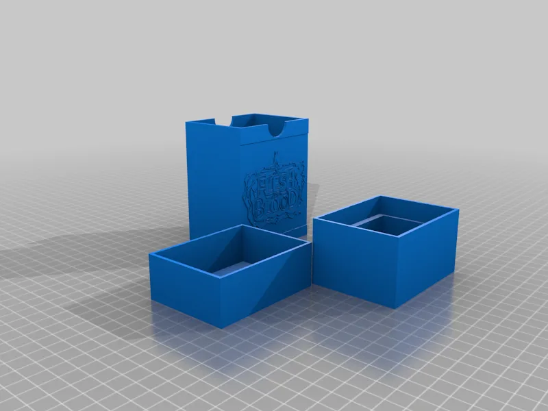 Flesh and Blood deck box with dice/token storage