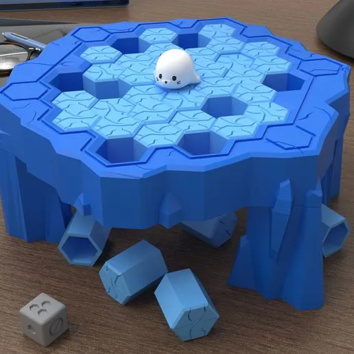 Don't Break The Ice Game - Ice Game Seals  (BOARDGAME)
