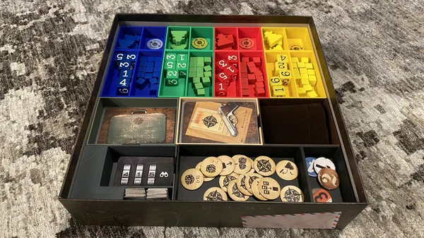 Covert Board Game Organizer/Insert