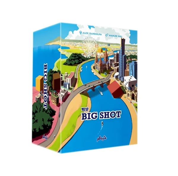 Playte Insert - Big Shot – A Tactical Auction Game of Urban Expansion