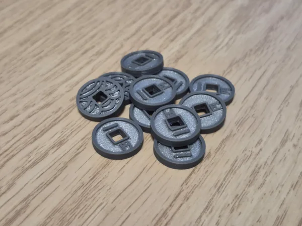 Japanese style coin Koku - Board Game Resources