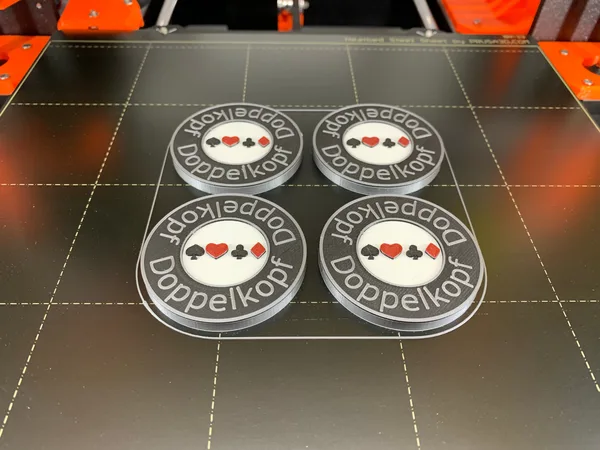 Doppelkopf Card Button