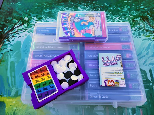 Llama - Take 5 - Photo Storage Board Game Insert Collection