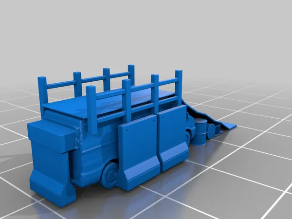 Gaslands / Car Wars / Hotwheels Van Ramp