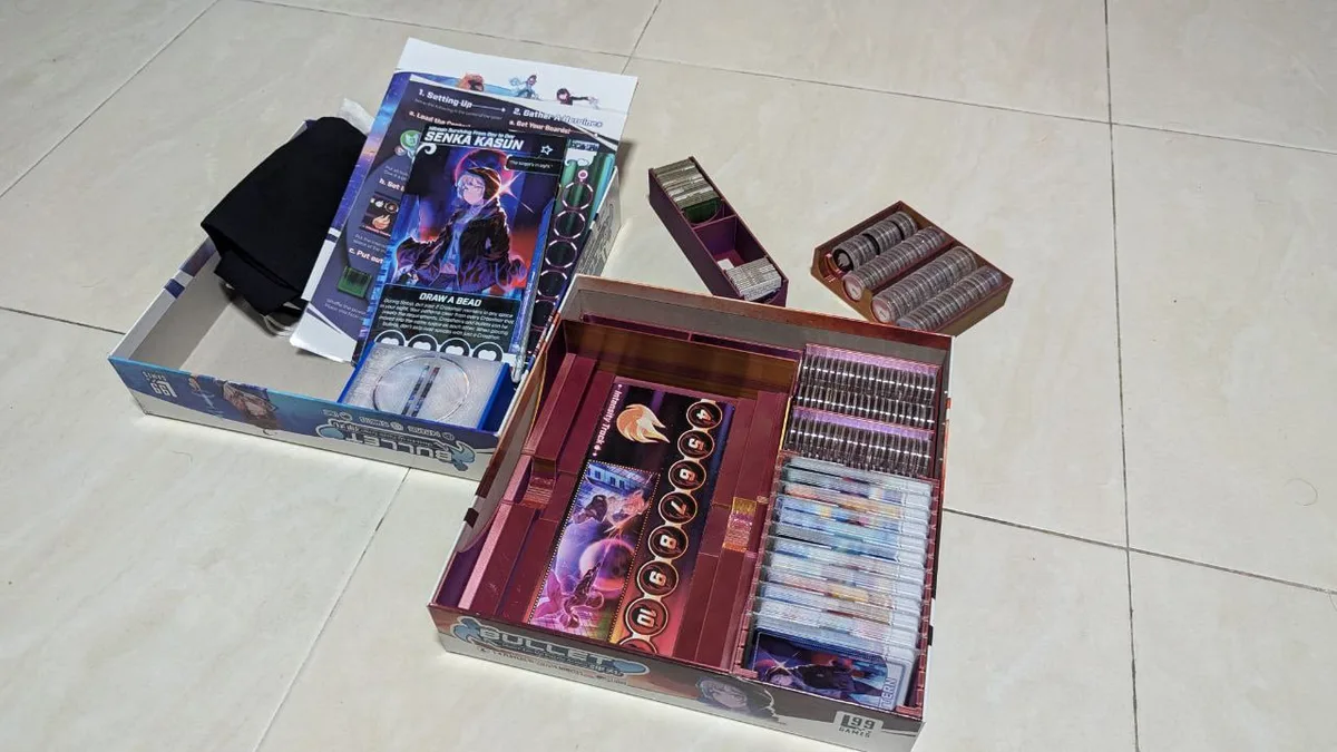 Bullet (Heart + Orange) Board Game Insert / Organiser