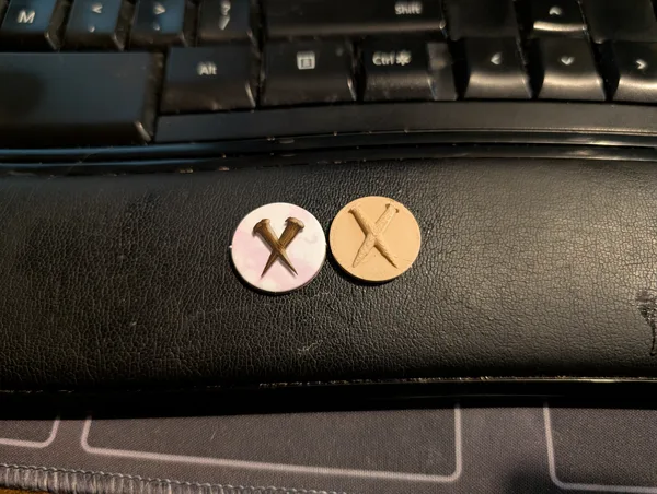Buffy the Vampire Slayer Courage token for Legendary Deck Building Game