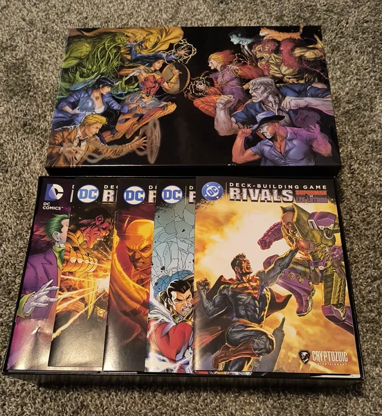 DC Deck Building Game - Rivals insert and storage