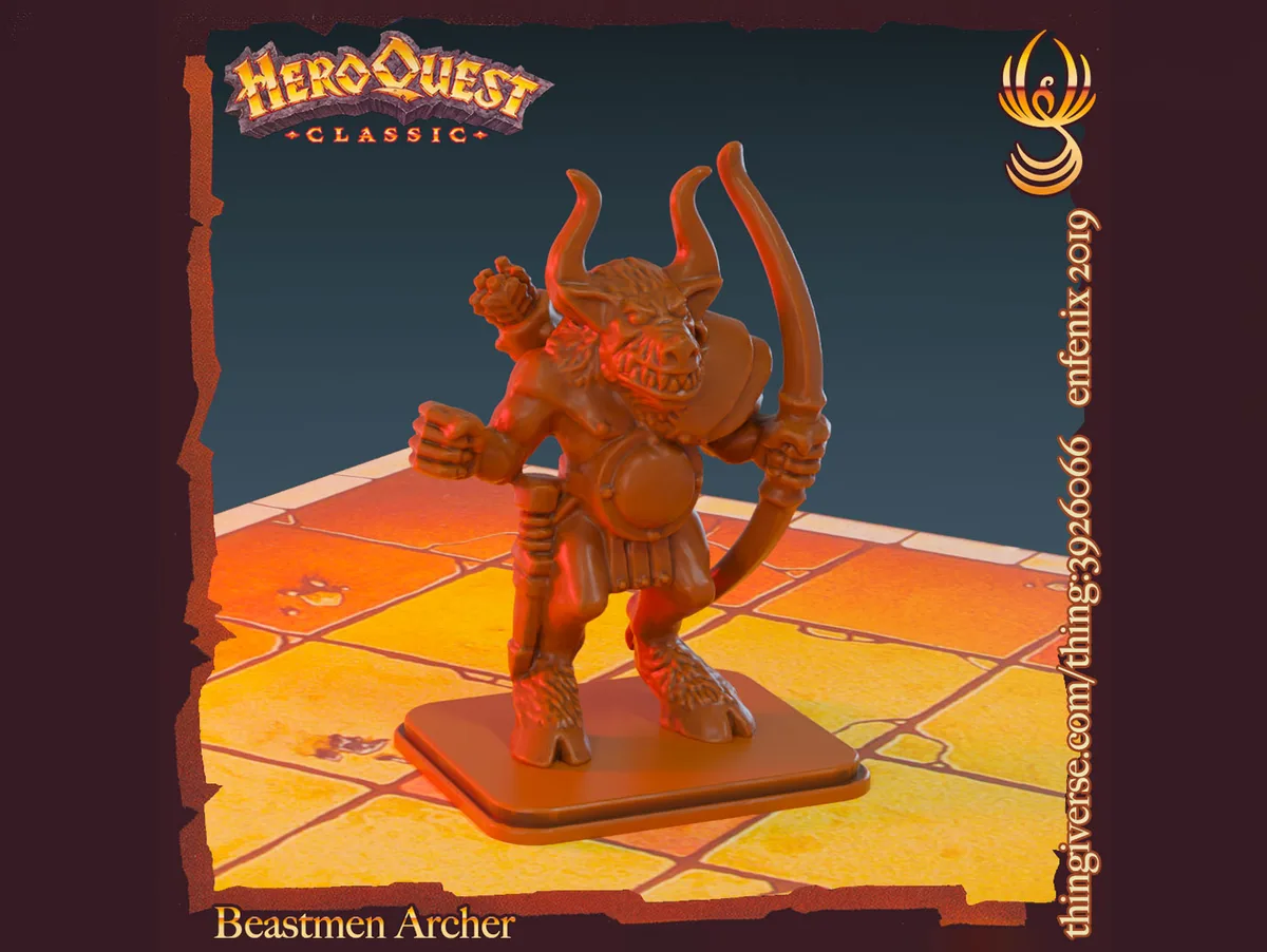 Battle masters - Beastmen Archer 2/2 - Chaos army