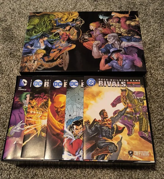 DC Deck Building Game - Rivals insert and storage