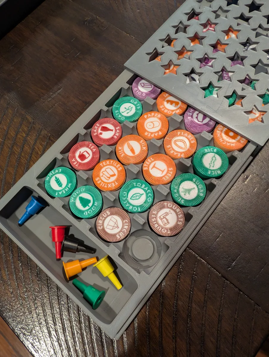 Crayon Rails (Empire Builder Series, Iron Dragon, Martian Rails, Etc.) Organizer