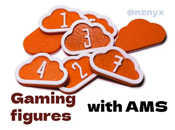 Cloud figures for imaginarium board game