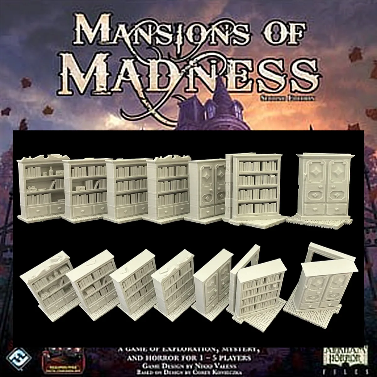 Mansions of Madness: Bookshelf Tokens