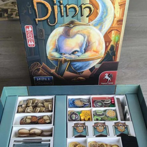 Djinn boardgame insert / organizer