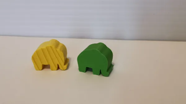 Carcassonne Safari Elephant Meeple