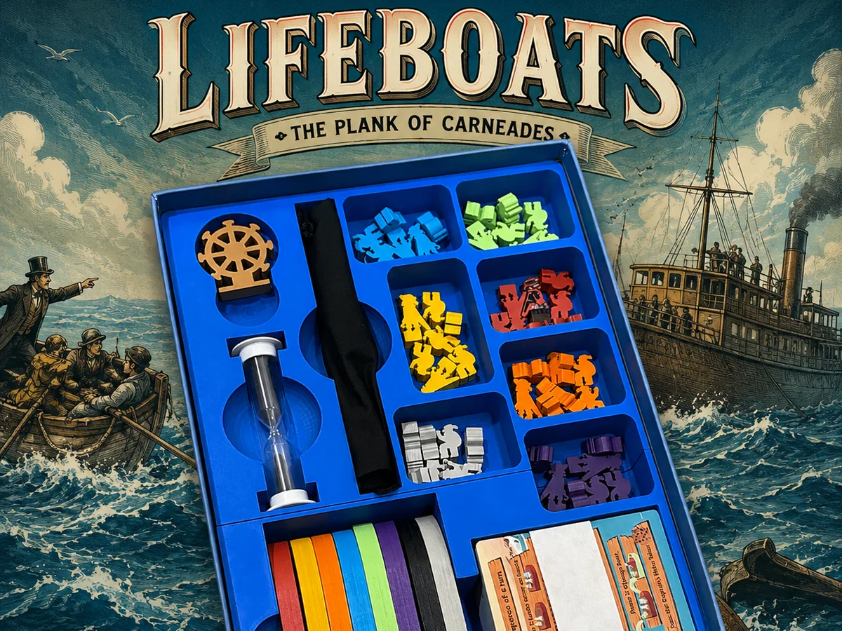 Lifeboats Plank of Carneades Board Game Organizer