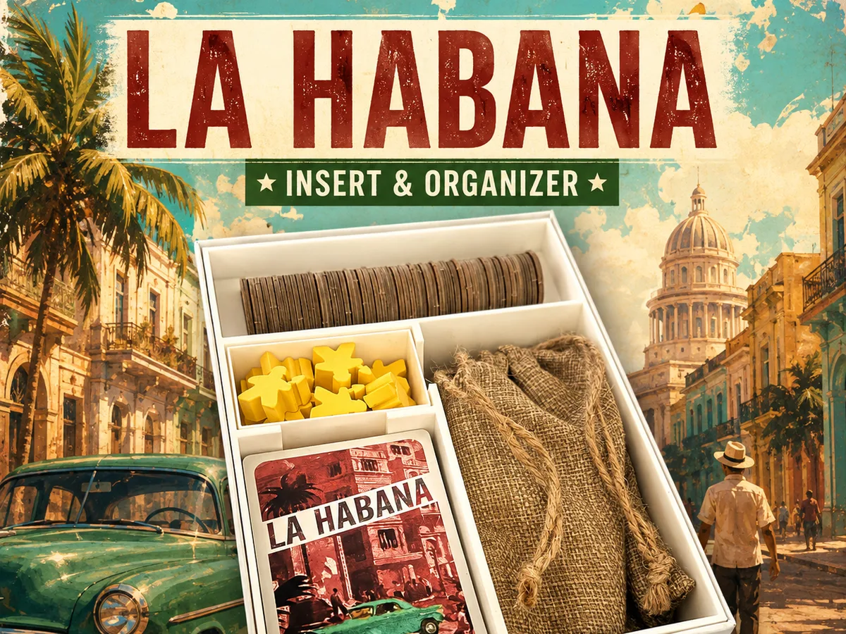 La Habana Board Game Insert & Organizer