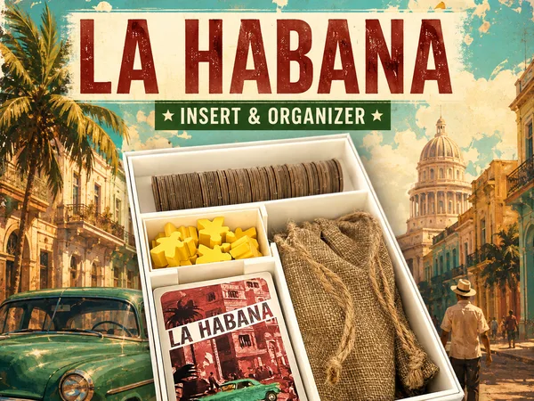 La Habana Board Game Insert & Organizer