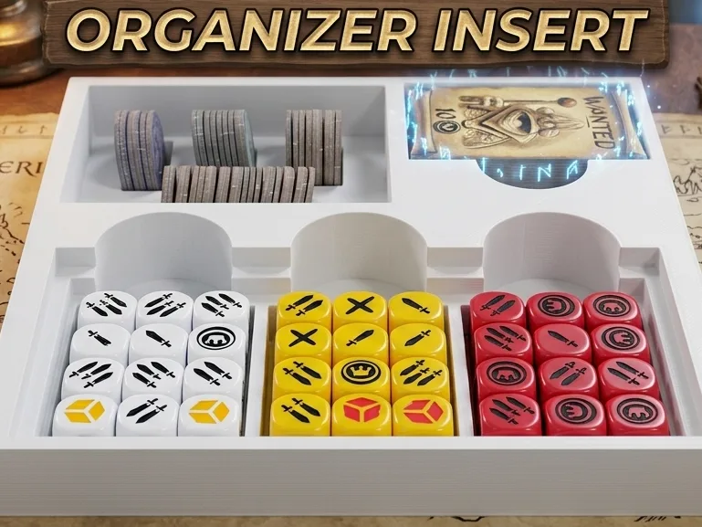 Dice Hunters of Therion-BoardGame Organizer/Insert