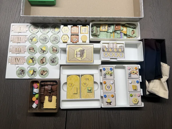 Trajan Board Game Insert