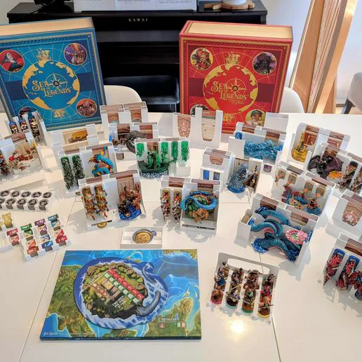 Sea Of Legends - All-In Insert organizer + Expansion - Sleeved