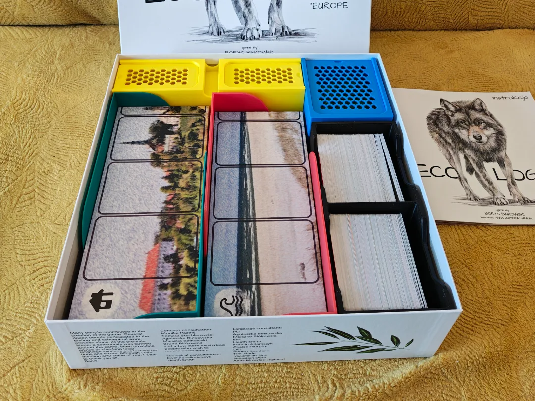 Ecologic Europe board game insert