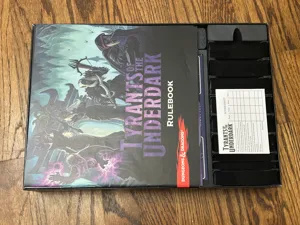 Tyrants of the Underdark 1st Ed Board Game Insert
