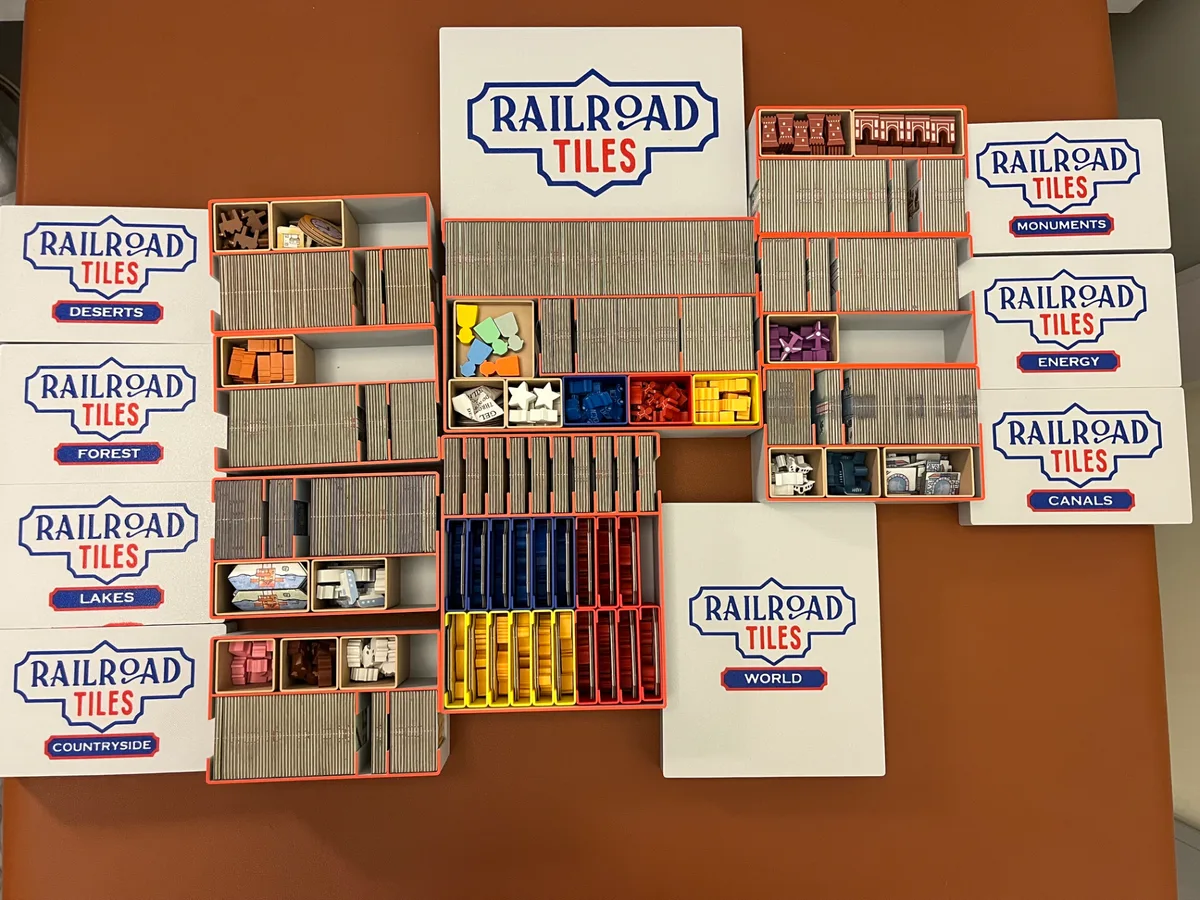 Railroad Tiles Collector Edition Portable Box
