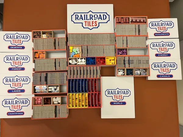Railroad Tiles Collector Edition Portable Box