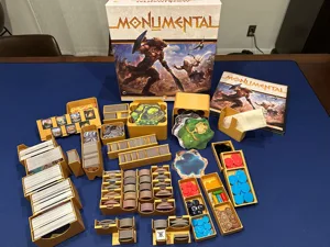 Monumental Board Game Insert Retail Edition + Both Expansions (Lost Kingdoms, African Empires)