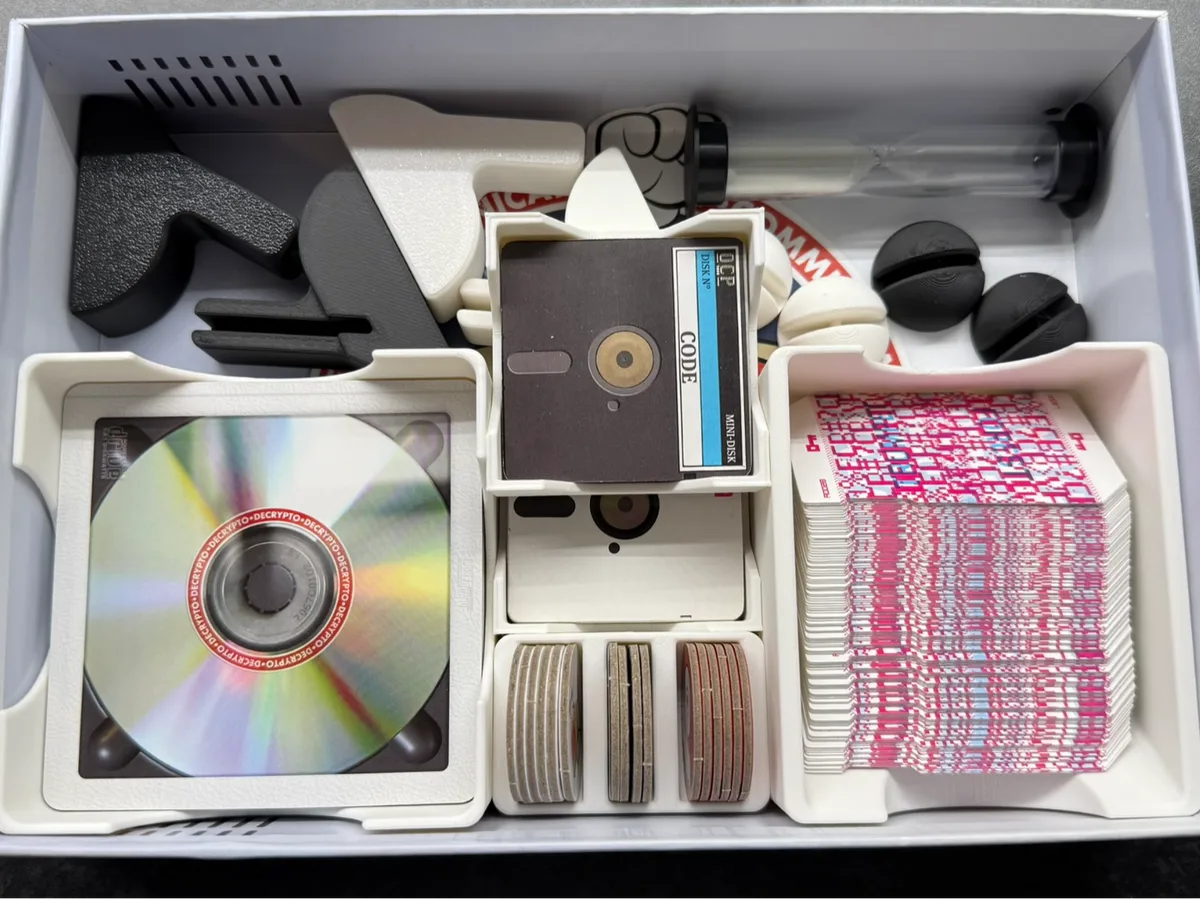 Decrypto and Laser Disc Expansion Game Insert