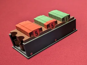 Speakeasy Wooden Money Poker Trays and Box