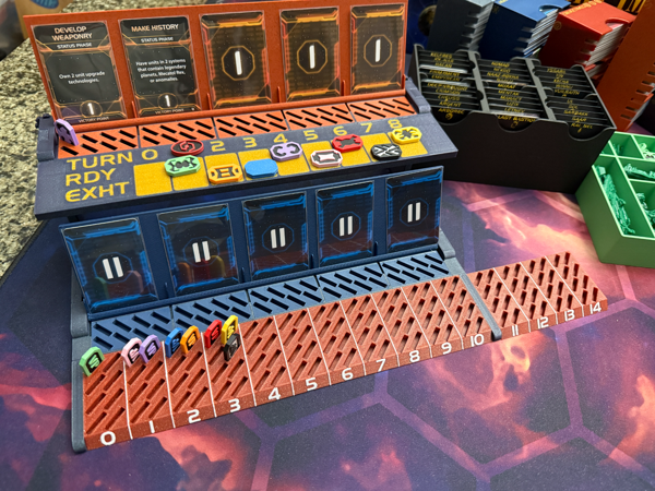 Twilight Imperium Objectives, Turn, Score Display