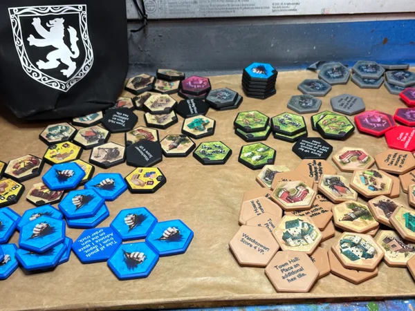 Castles of Burgundy SE - Acrylic tiles
