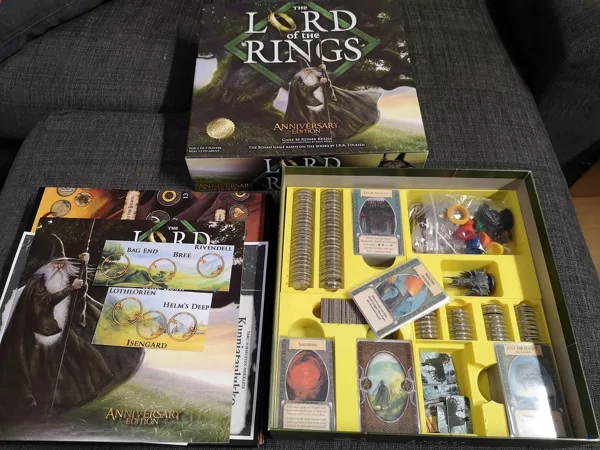 Lord of the Rings Board Game Anniversary insert