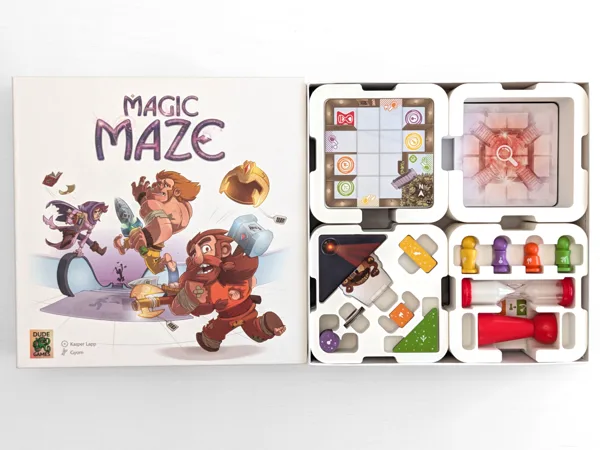 Magic Maze w/All Expansions - Organizer Insert
