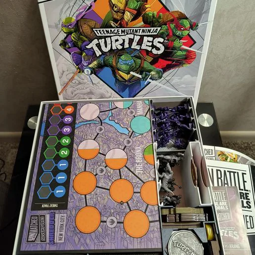 Unmatched Adventures: Teenage Mutant Ninja Turtles (TMNT) all-in organizer & insert