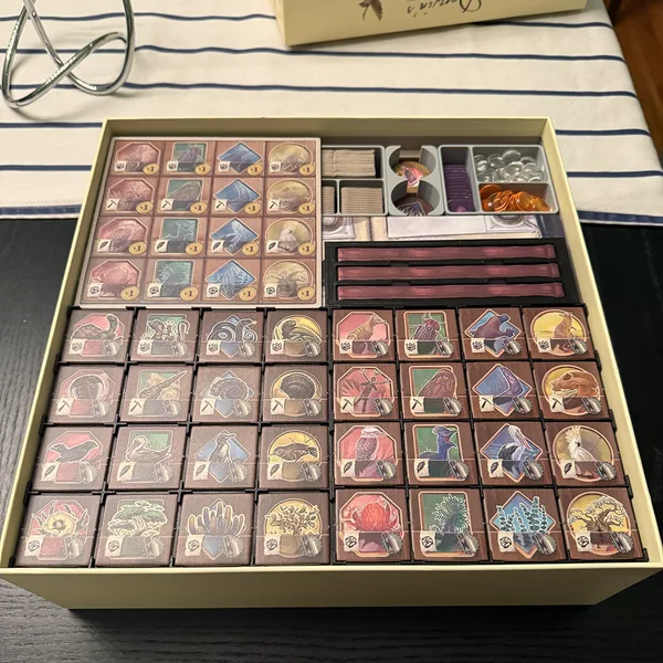 Darwin's Journey game organizer with all expansions