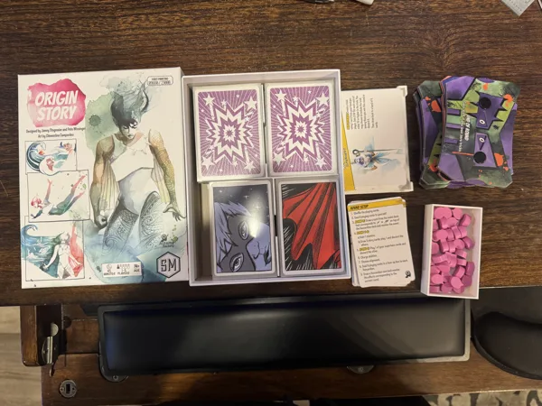Origin Story Organizer for Sleeved Cards