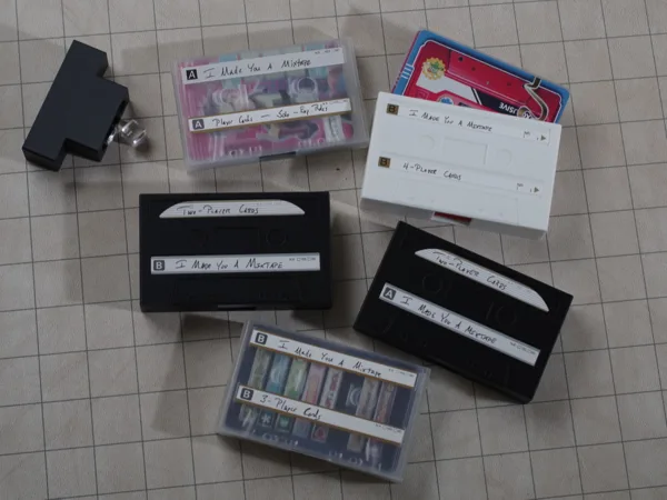 I Made You A Mixtape board game insert
